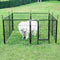 8 Panels Dog Pen Indoor 32" Height x 24" Width RV Dog Exercise Pen