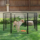 8 Panels Dog Pen Indoor 32" Height x 24" Width RV Dog Exercise Pen