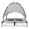 PEI JIA SUO Elevated Dog Bed with Removable Canopy