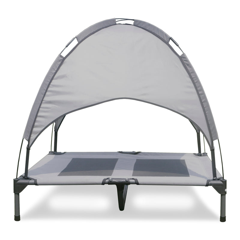 PEI JIA SUO Elevated Dog Bed with Removable Canopy