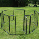 8 Panels Dog Pen Indoor 32" Height x 24" Width RV Dog Exercise Pen