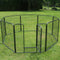 8 Panels Dog Pen Indoor 32" Height x 24" Width RV Dog Exercise Pen