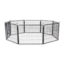 8 Panels Dog Pen Indoor 32" Height x 24" Width RV Dog Exercise Pen