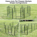 8 Panels Dog Pen Indoor 32" Height x 24" Width RV Dog Exercise Pen