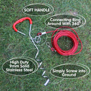 Dog Tie Out Cable and Stake